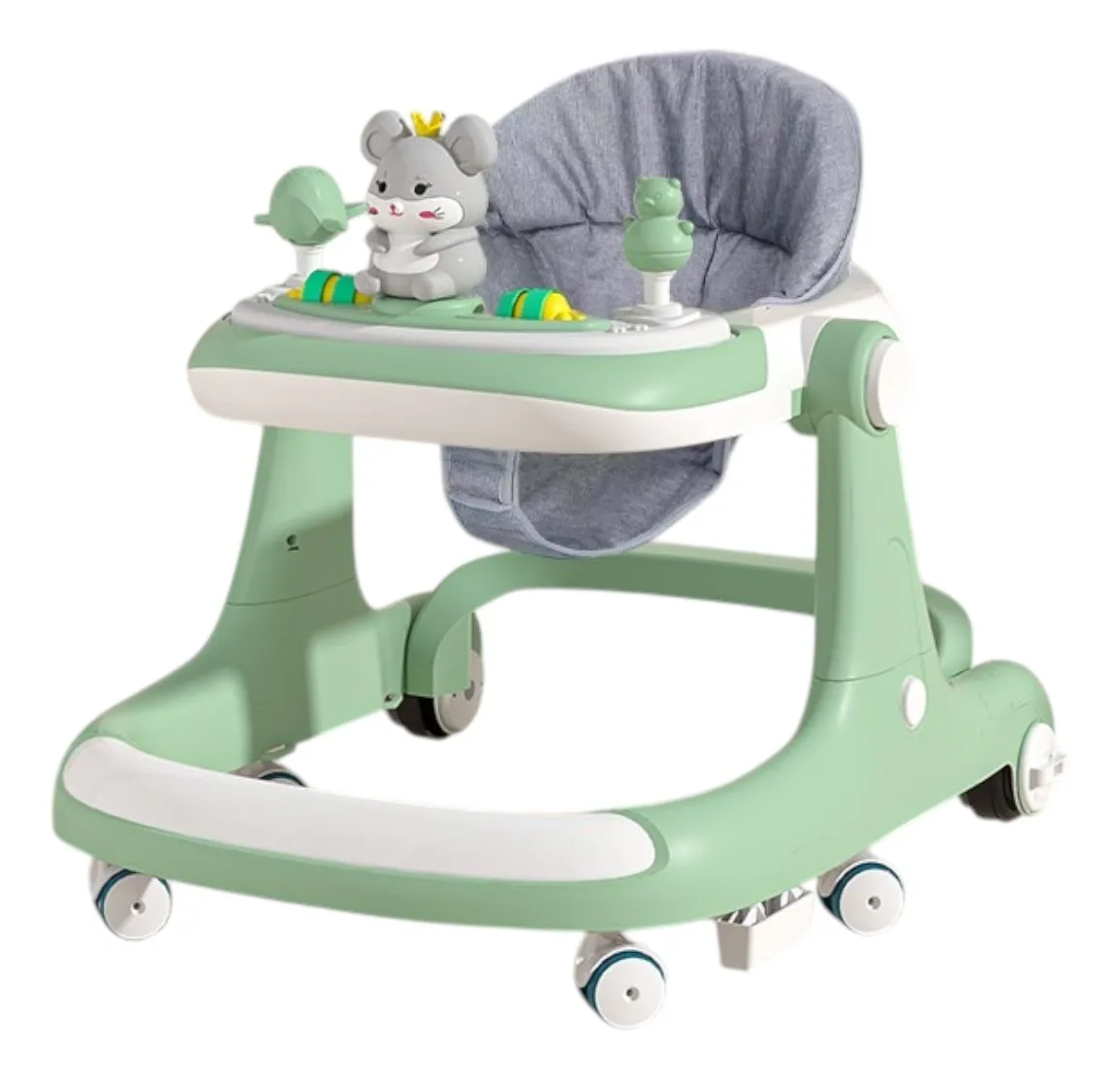 Andadera Para Bebé Aeiou A010 Tablero Multisensorial Verde