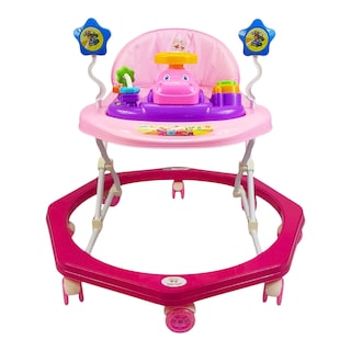 Foto 6 | Andadera Para Bebe Musical, 8 Llantas De Gel, Acolchonada, Carrito - Rosa