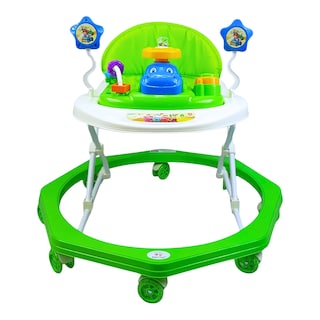 Foto 6 | Andadera Para Bebe Musical, 8 Llantas De Gel, Acolchonada, Carrito - Verde