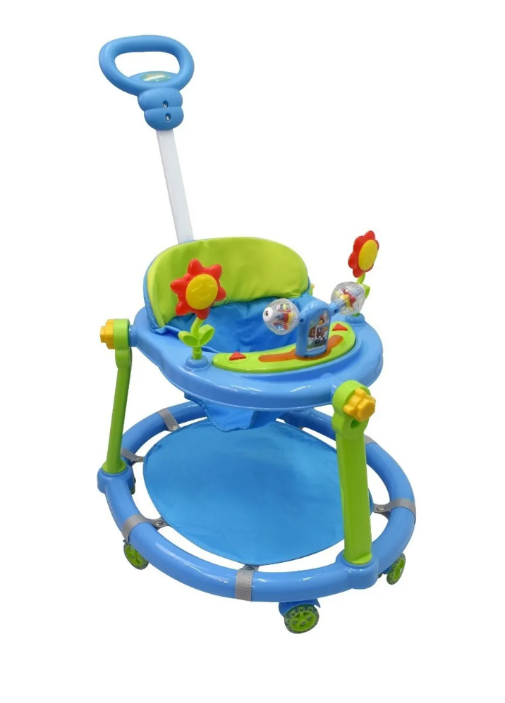 Foto 2 pulgar | Infanti Andadera Para Bebe Con Paseador Y Juguetero Musical Azul Hasta 12 Kg