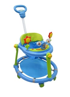Foto 1 | Infanti Andadera Para Bebe Con Paseador Y Juguetero Musical Azul Hasta 12 Kg