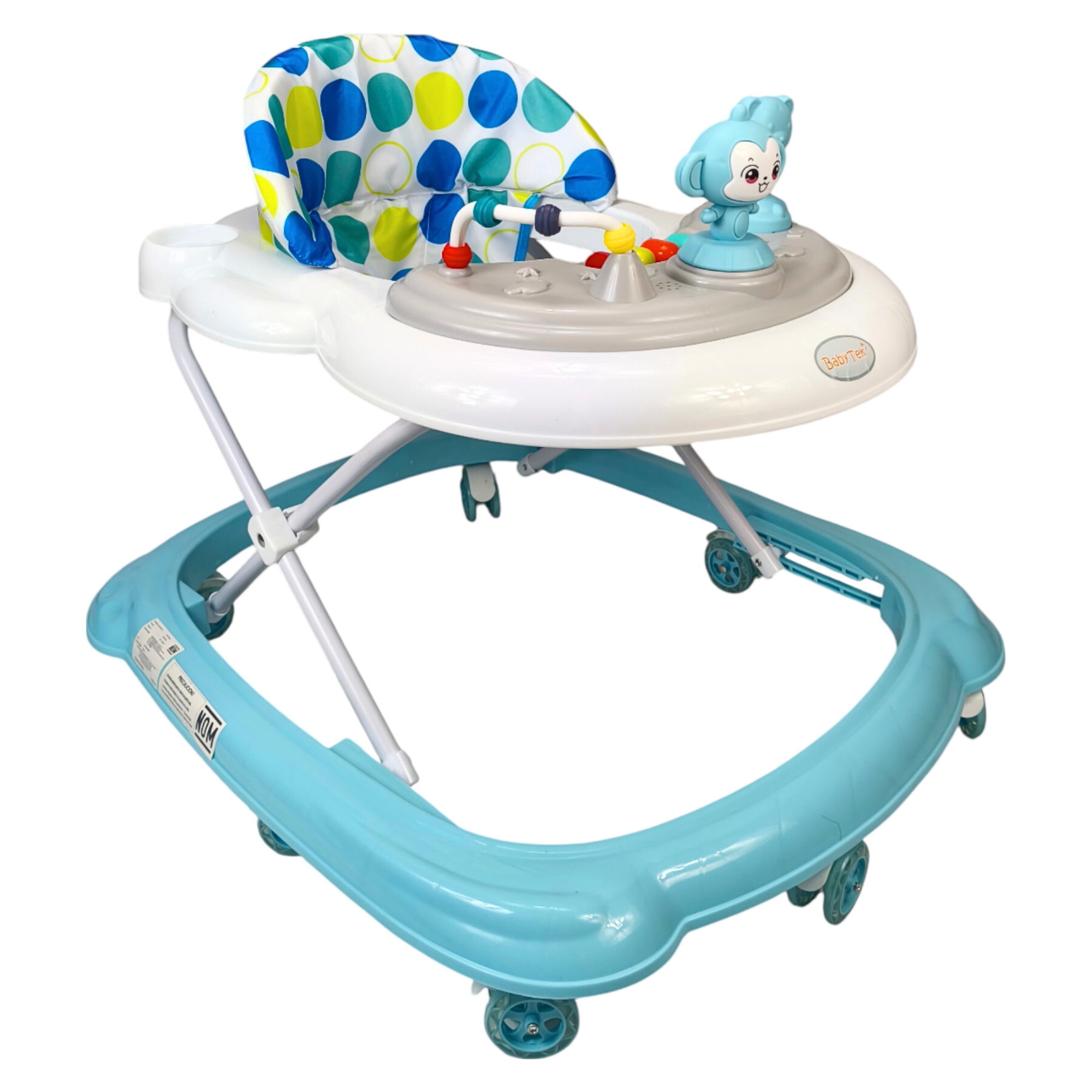 Andadera Para Bebé Changuito 4 Alturas Con Luz Y Sonido - Azul