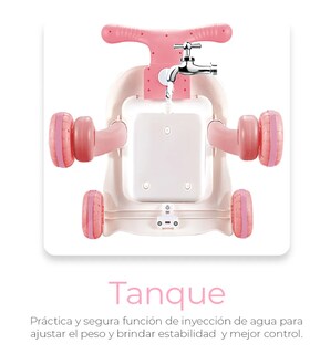 Foto 5 | Andadera De Bebé 2 En 1 Musical Con Juguetes Niños Portátil