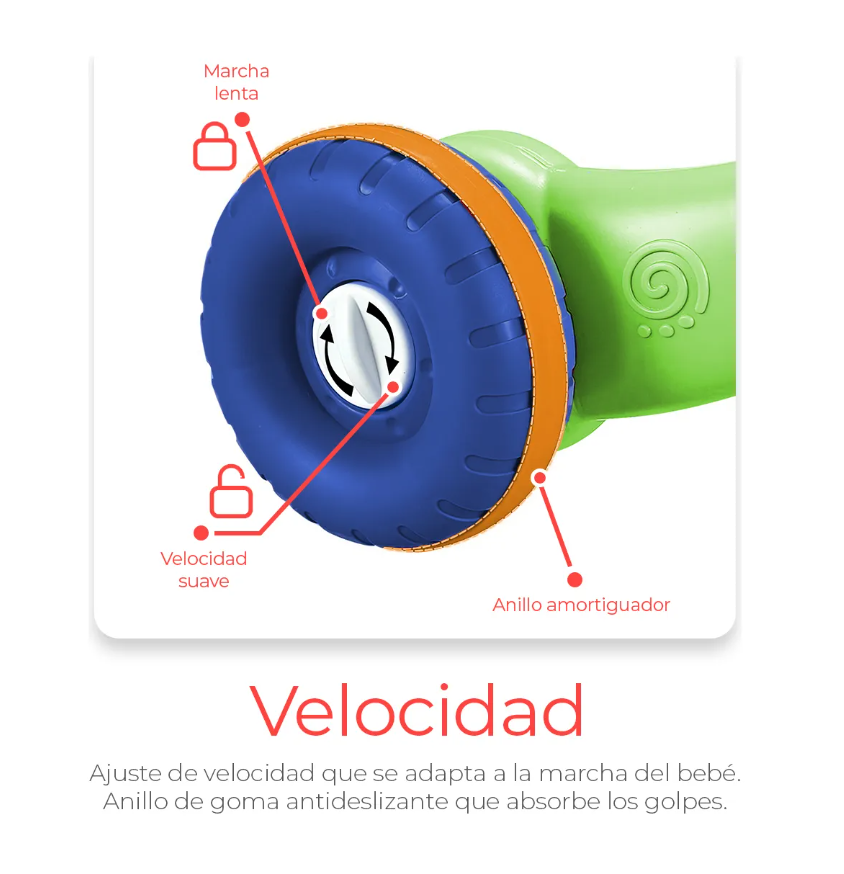Foto 5 | Andadera De Bebé 2 En 1 Musical Con Juguetes Niños Portátil