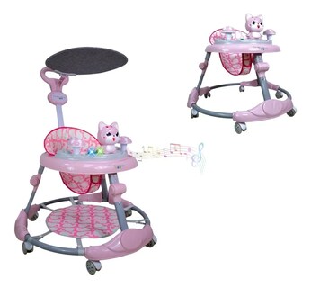 Foto 5 | Andadera Bebé Tubular Confety World Anme018 Altura Ajustable Rosa