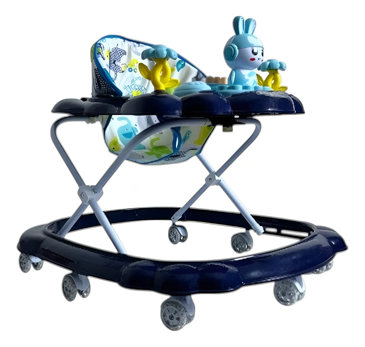 Foto 1 | Andadera Para Bebé Confety Yudy Wa019 Llantas De Gel Azul Marino