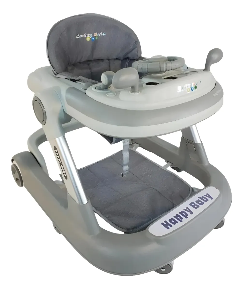 Foto 1 | Andadera Para Bebé Confety Baby Walker Anme007 Caminadora Gris