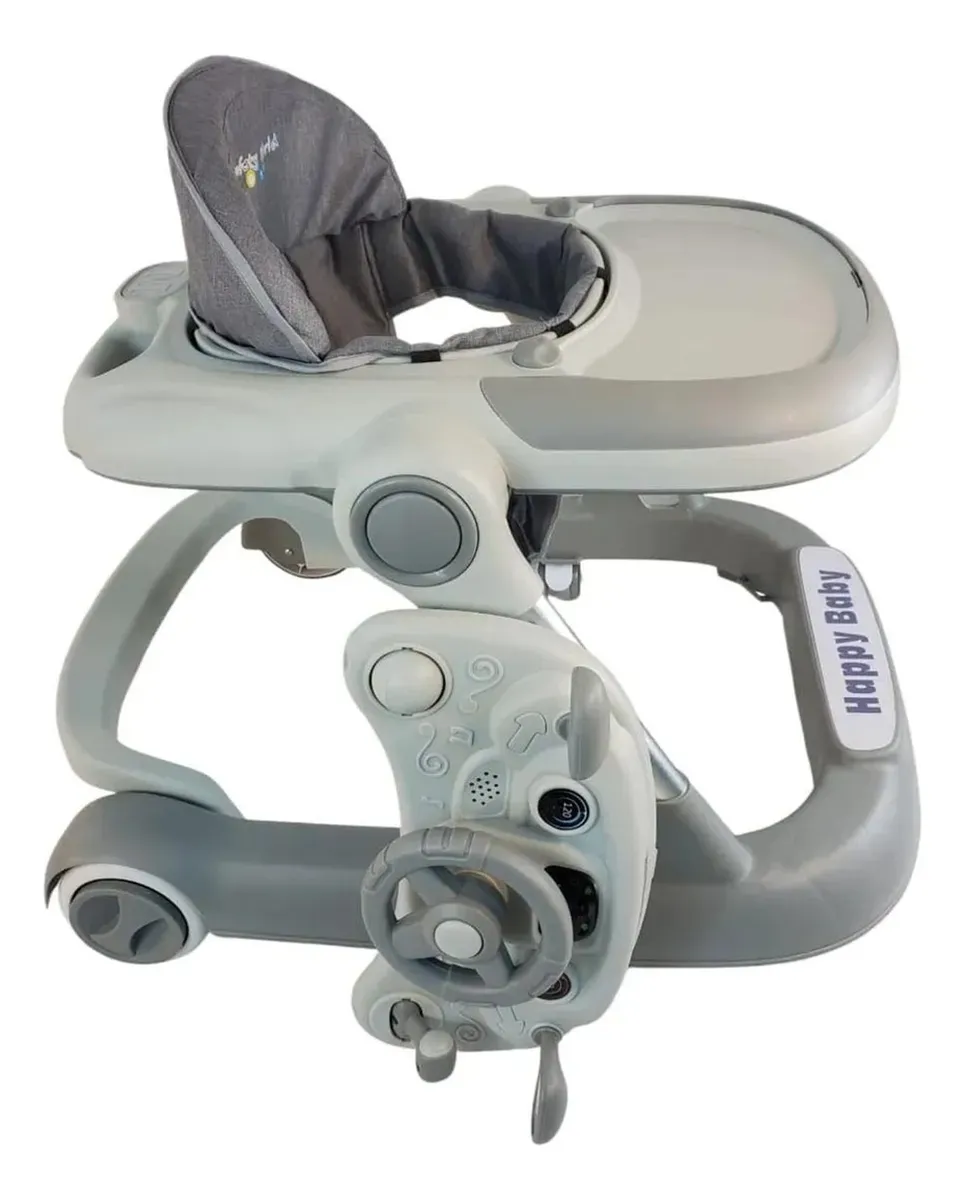 Foto 5 pulgar | Andadera Para Bebé Confety Baby Walker Anme007 Caminadora Gris