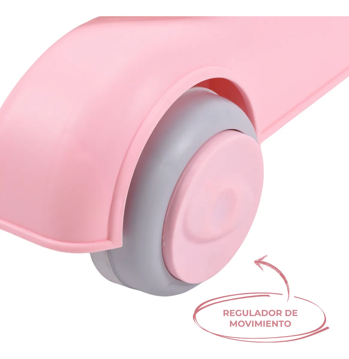 Foto 6 pulgar | Andadera Para Bebé Aeiou A028 2 En 1 Altura Ajustable Rosa Claro
