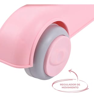 Foto 5 | Andadera Para Bebé Aeiou A028 2 En 1 Altura Ajustable Rosa Claro