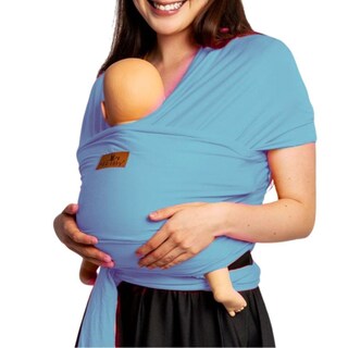 Foto 1 | Fular Para Bebé Algodón Premium Mãe Baby Fresco 100% Hecho En México (azul Baby) Hasta 10kg