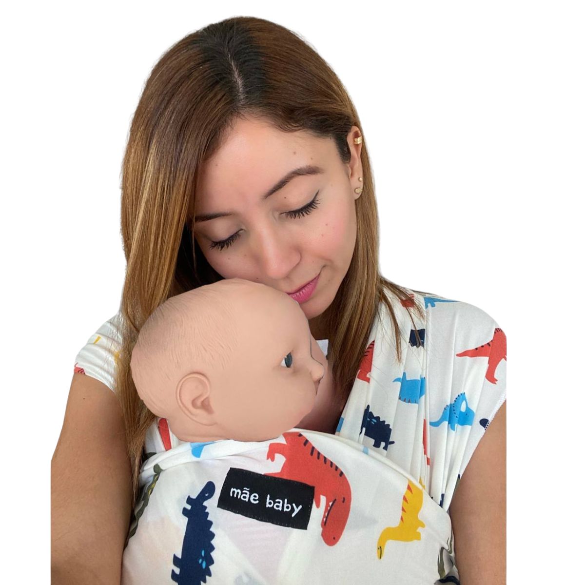 Foto 4 pulgar | Fular Ergonómico Mãe Baby Portabebé Hasta 10 kg