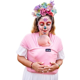 Foto 6 | Fular Ergonómico Suave para Bebés hasta 10kg Rosa Palo