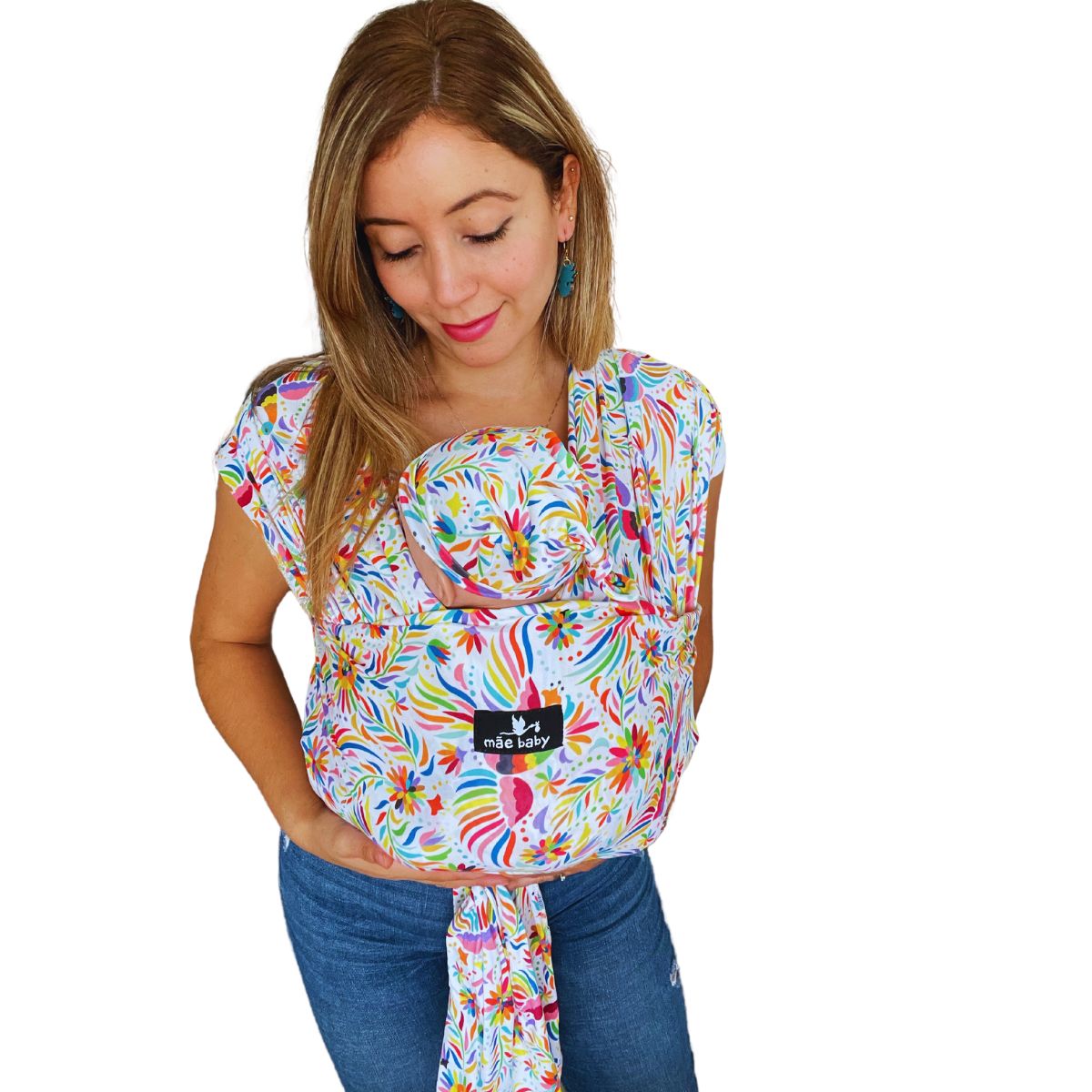 Foto 7 pulgar | Fular Ergonómico Suave Bebé Mãe Baby Portabebé Otomí