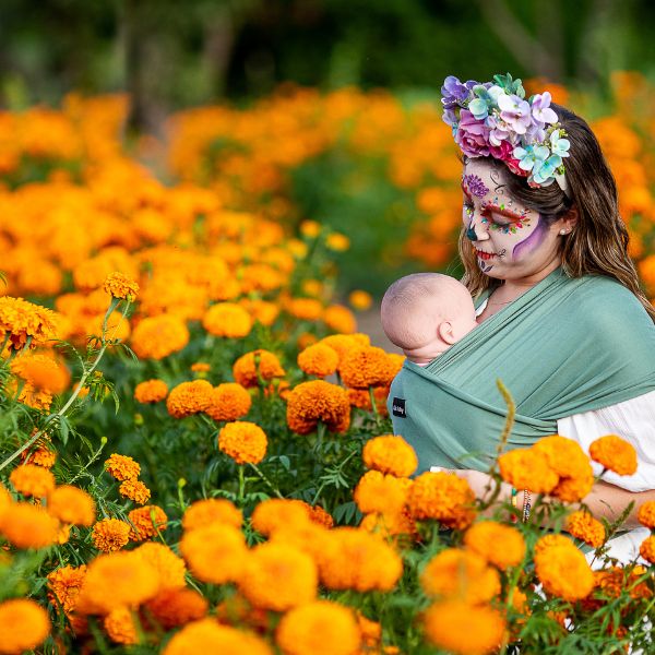 Foto 3 | Fular Ergonómico Suave Mãe Baby Verde