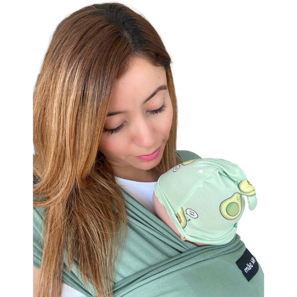 Foto 4 | Fular Ergonómico Suave Mãe Baby Verde