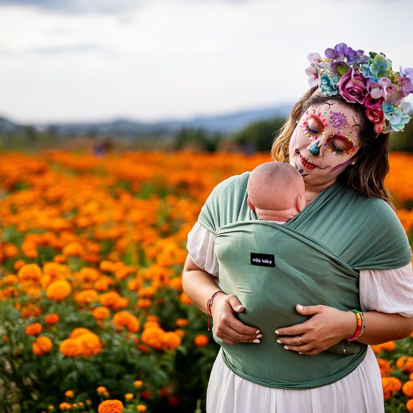 Foto 5 | Fular Ergonómico Suave Mãe Baby Verde