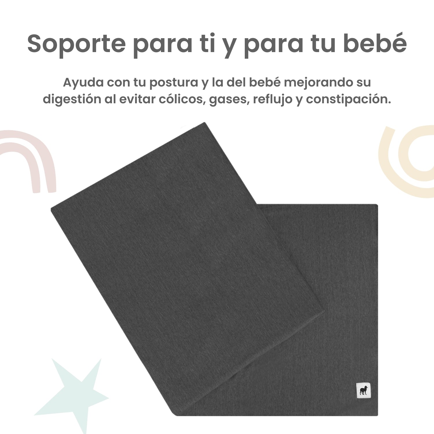 Foto 5 pulgar | Fular O Cangurera Para Bebé Nap 100% Algodón Con Spandex - Negro