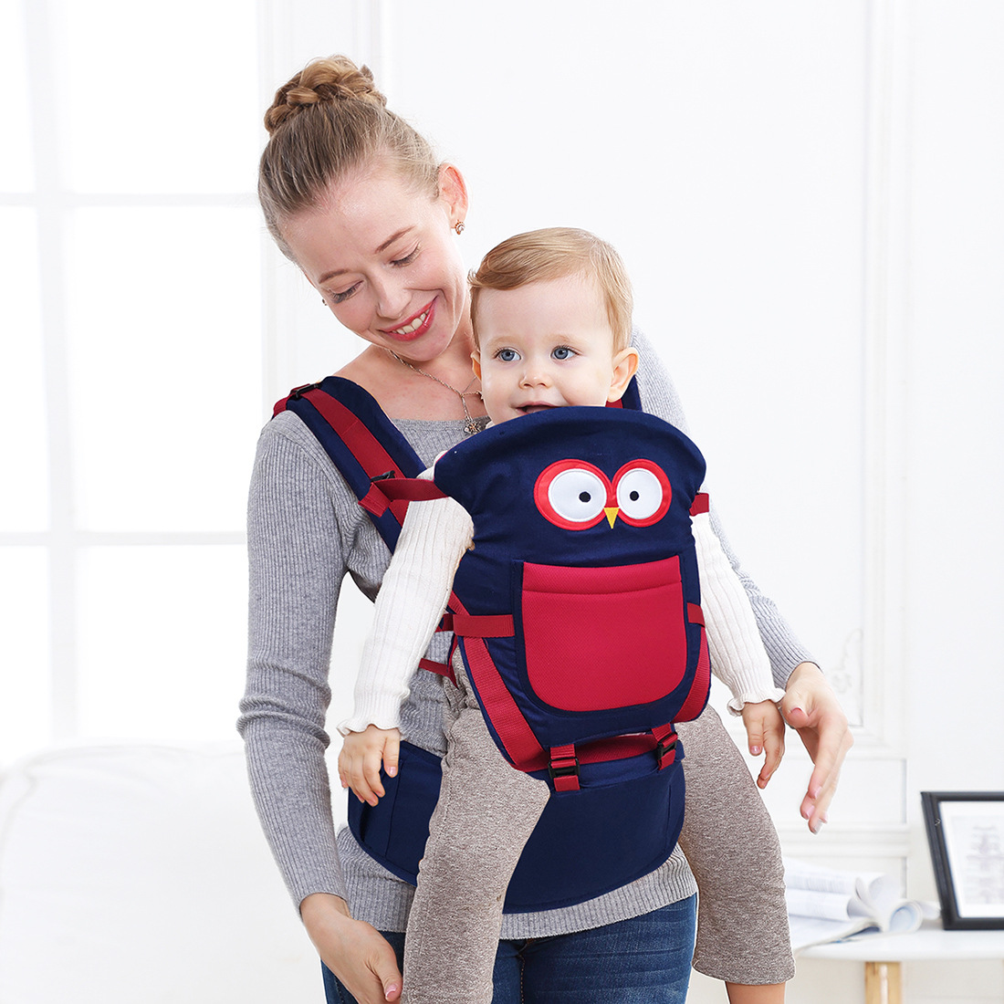 Foto 4 | Cangurera para Bebé Ergonómica Ecobaby Original 0-36 Meses