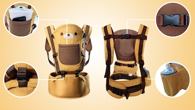 Foto 5 | Cangurera para Bebé Ergonómica Ecobaby Original 0-36 Meses