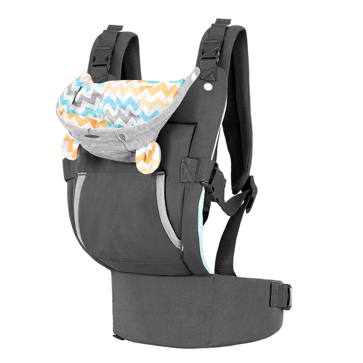 Canguros Bebés Mochila Ergonómica Porta Bebe 0-36 Meses Gris