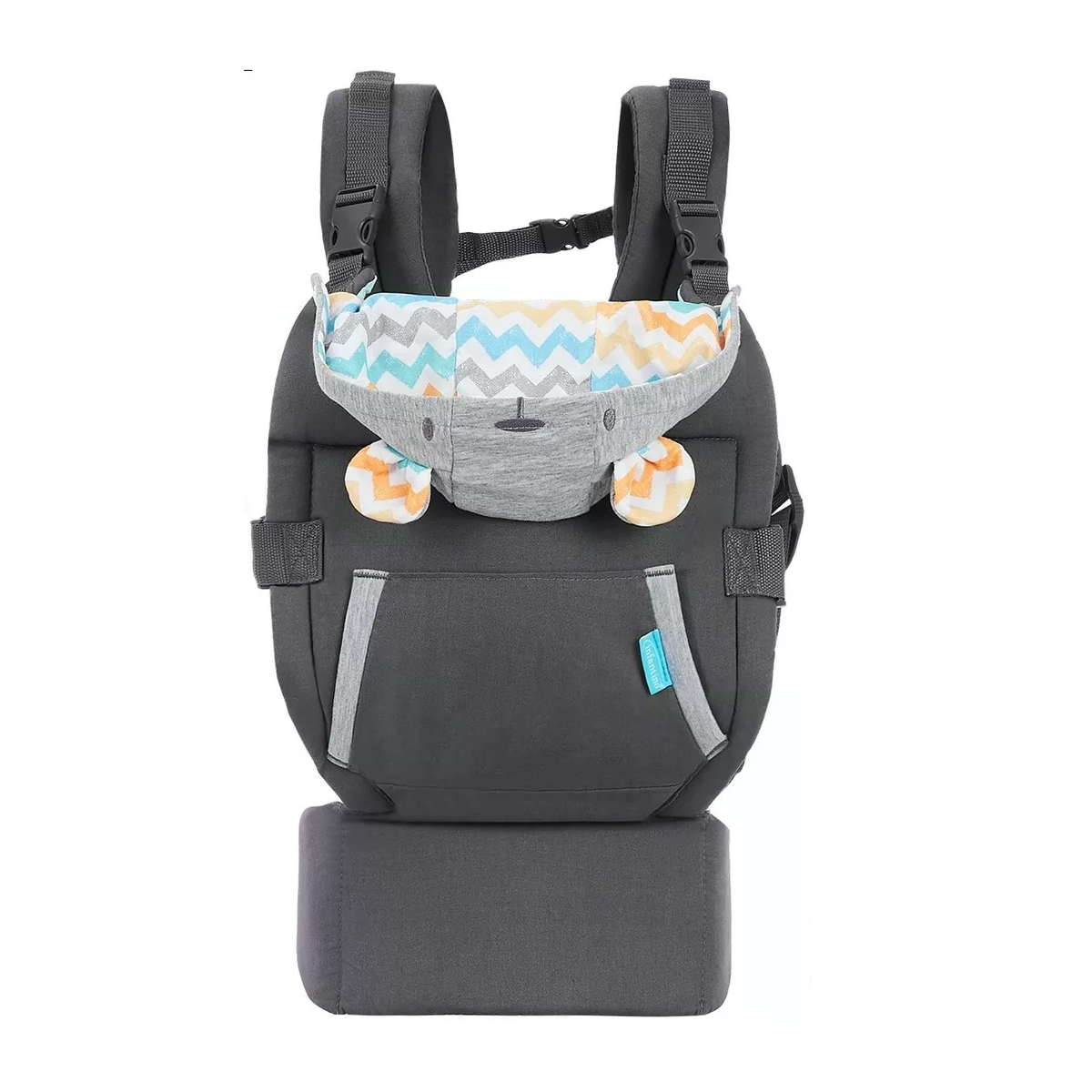 Foto 5 pulgar | Canguros Bebés Mochila Ergonómica Porta Bebe 0-36 Meses Gris