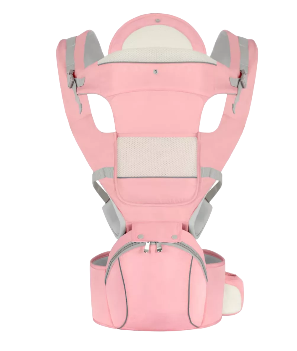 Foto 2 pulgar | Mochila Porta Bebés Canguro Ergonómica 0-36 Multifuncional Rosa