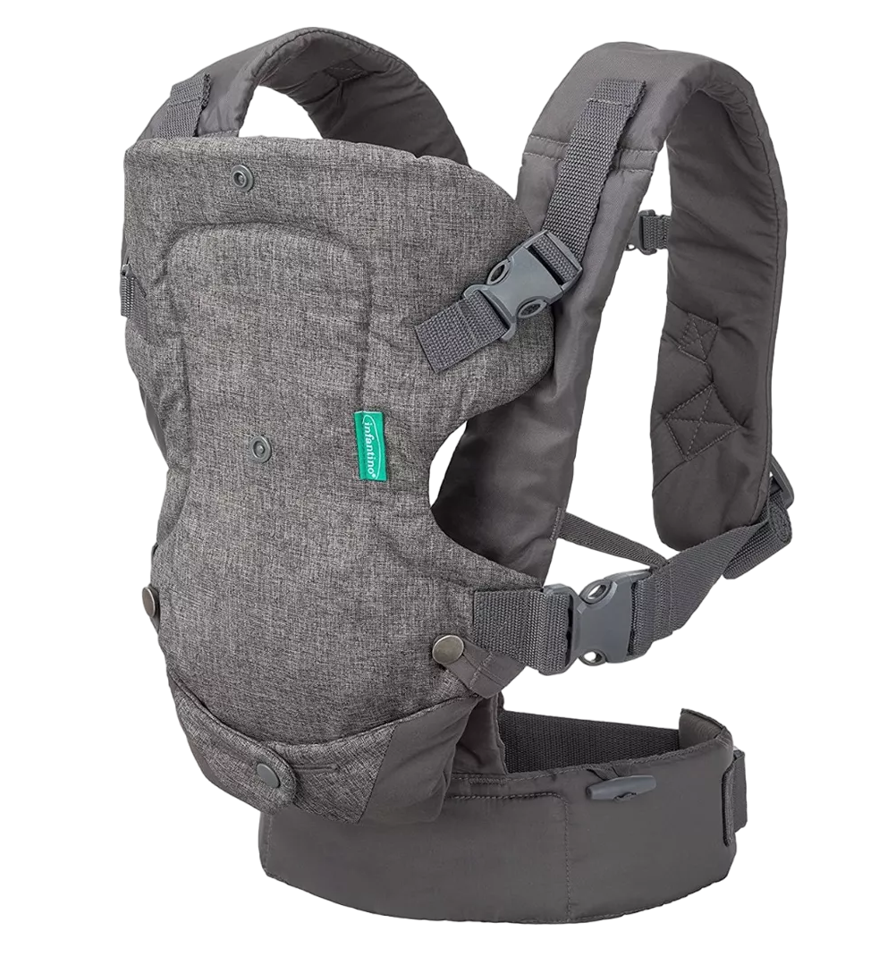 Foto 2 pulgar | Canguro Para Bebé Portabebés Mochila Ergonomica 4 En 1 Gris