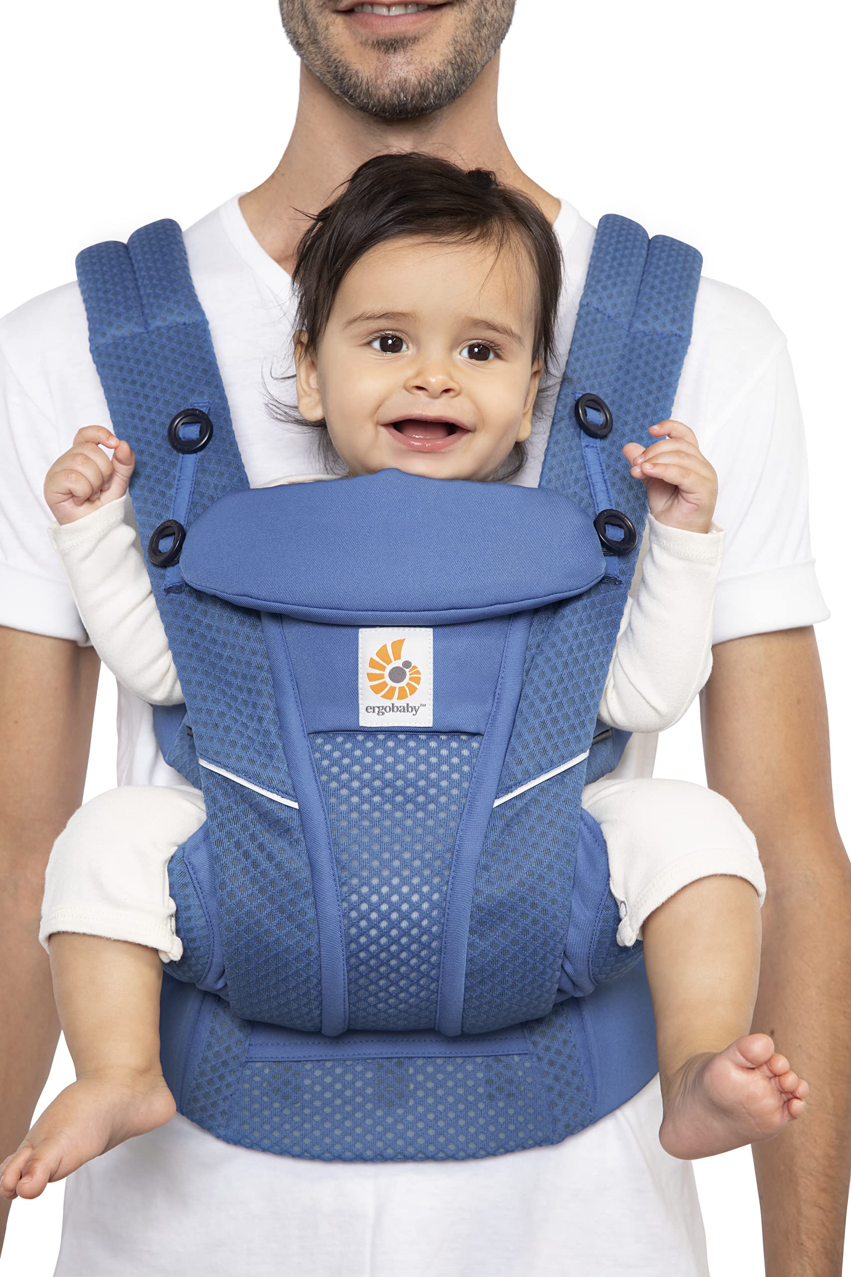 Foto 1 | Portabebés Ergobaby Omni Breeze De Malla Transpirable Azul - Venta Internacional.