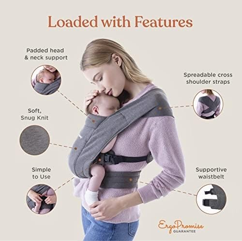 Foto 5 pulgar | Portabebés Ergobaby Embrace Cozy Newborn De 3,2 A 11,3 Kg - Venta Internacional.