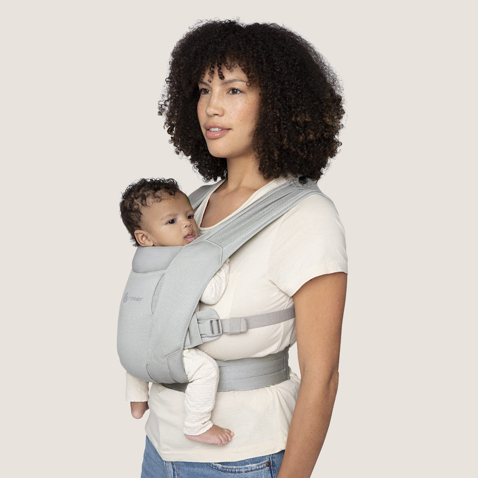 Foto 2 pulgar | Portabebés Wrap Ergobaby Embrace Cozy Soft Air Mesh Gris - Venta Internacional.