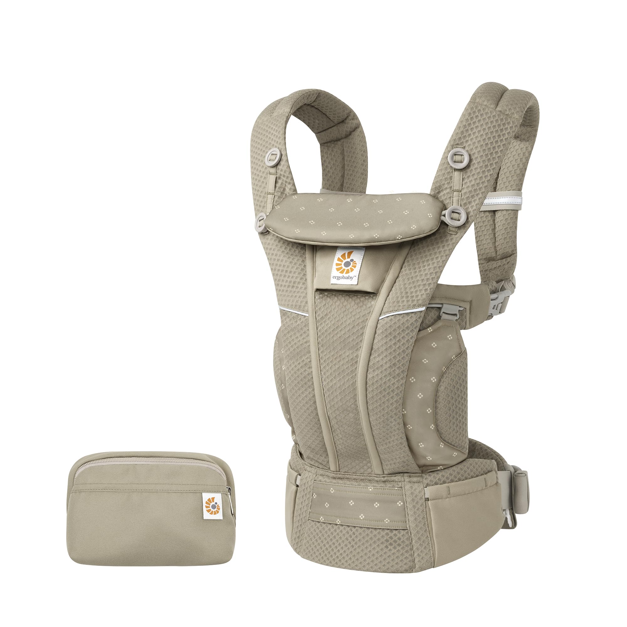 Portabebés Ergobaby Omni Breeze, Malla Transpirable, Color Oliva - Venta Internacional.