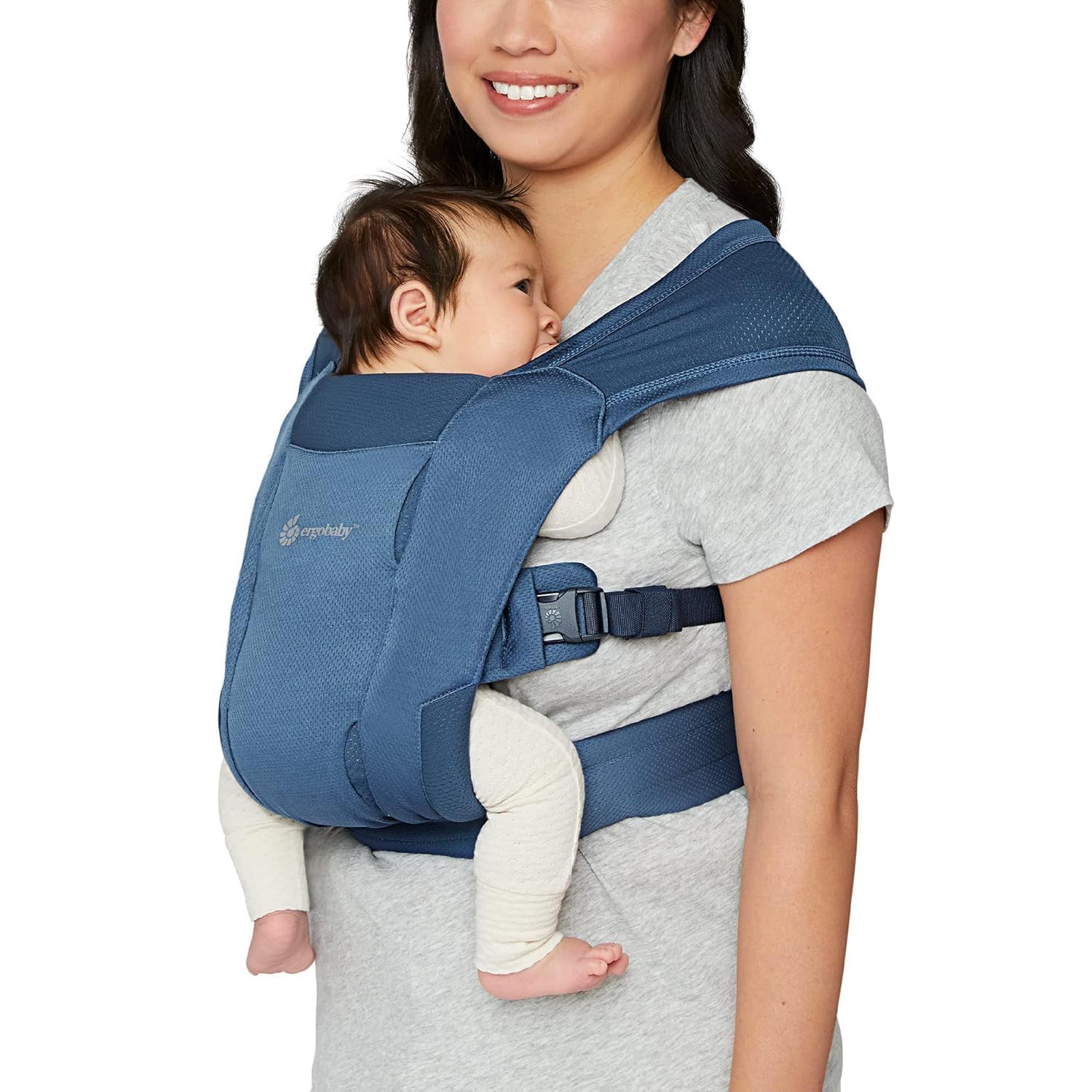 Foto 2 pulgar | Portabebés Wrap Ergobaby Embrace Cozy Newborn Blue - Venta Internacional.