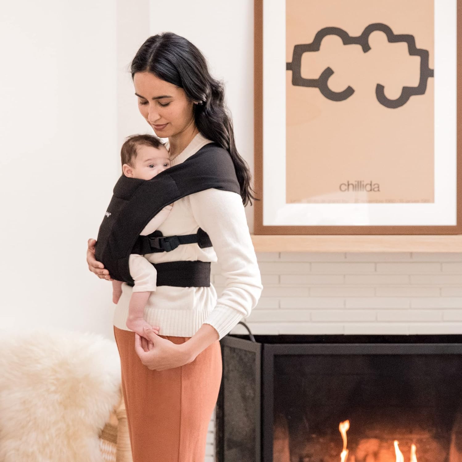 Foto 6 | Portabebés Ergobaby Embrace Cozy Newborn Pure Black - Venta Internacional.