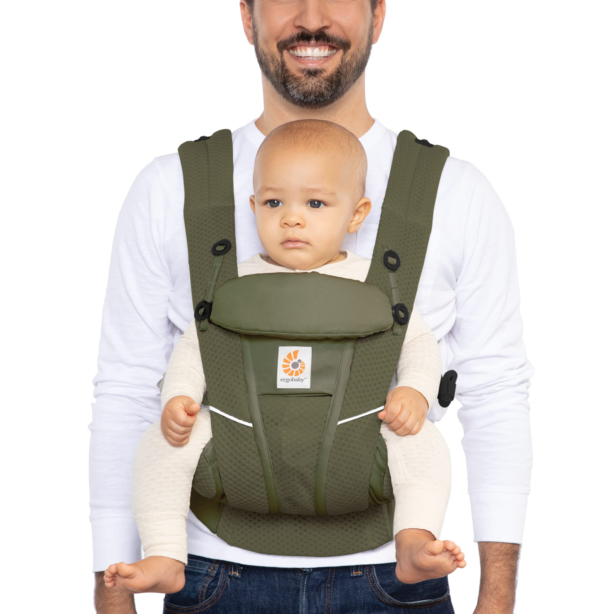 Foto 2 pulgar | Portabebés Ergobaby Omni Breeze Con Todas Las Posiciones - Venta Internacional.