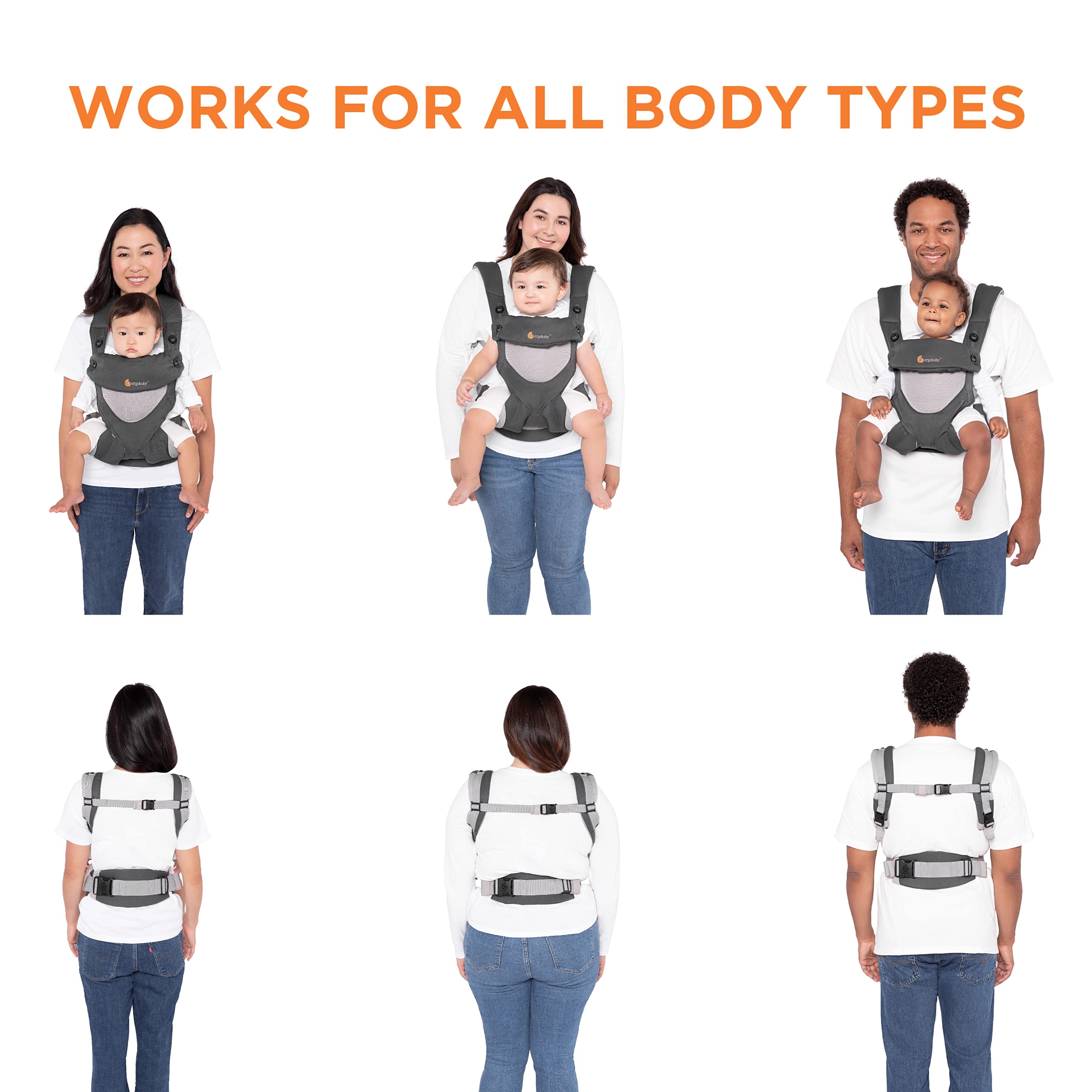 Foto 3 | Canguro para Bebe Ergobaby 360 con Soporte Lumbar - Venta Internacional
