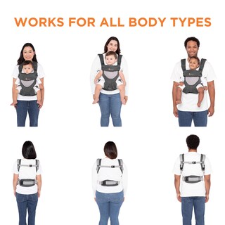 Foto 3 | Canguro para Bebe Ergobaby 360 con Soporte Lumbar - Venta Internacional