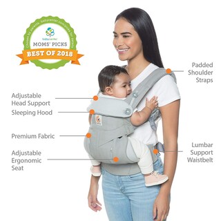 Foto 5 | Canguro para Bebe Ergobaby 360 con Soporte Lumbar - Venta Internacional