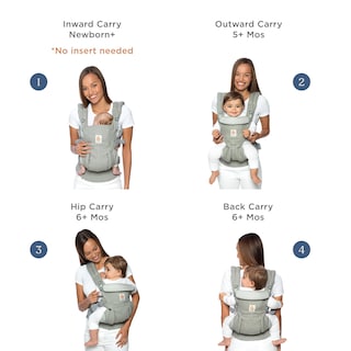 Foto 2 | Cangurera para Bebe Ergobaby Omni - Venta Internacional