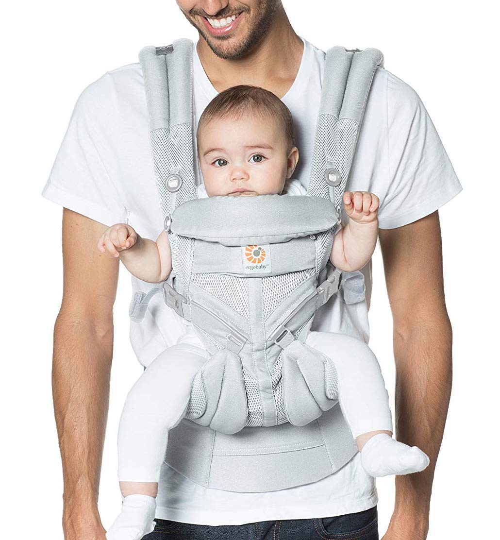Foto 2 pulgar | Canguro para Bebe Ergobaby Omni 360 All-position Pearl Grey - Venta Internacional