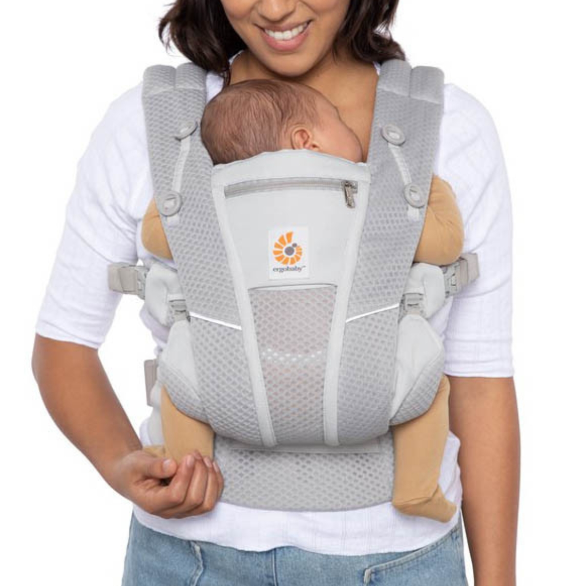 Foto 8 | Ergobaby Portabebés Ergonómico Omni Breeze Pearl Grey