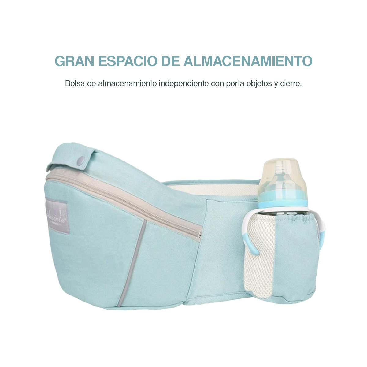 Foto 5 pulgar | Porta Bebe Canguro Aixintu Azul