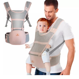 Foto 3 | Cangurera Portabebé Mochila Multifuncional Con Asiento Eo Safe Imports Esi-18210 Multicolor
