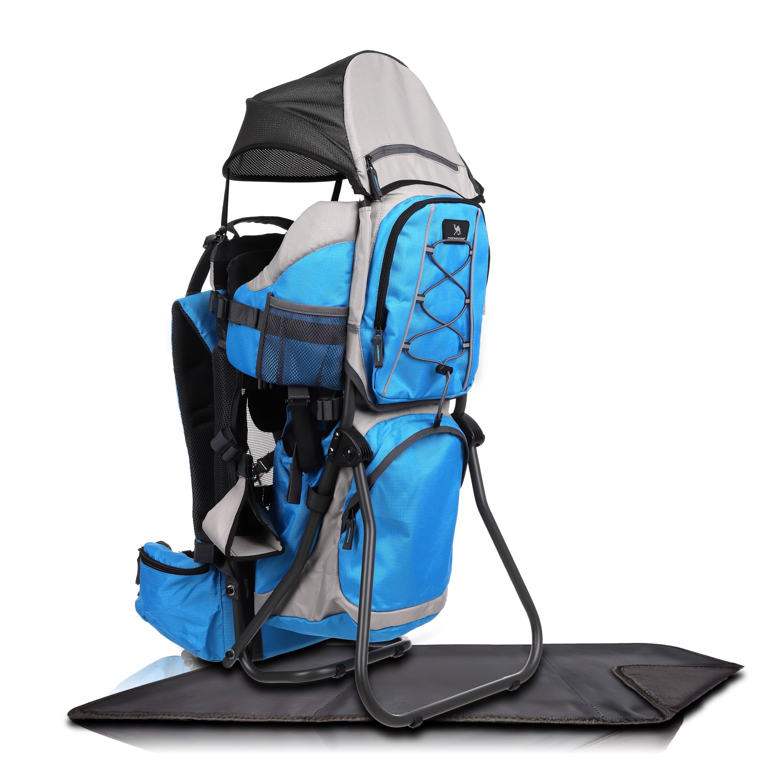 Foto 2 pulgar | Portabebés De Senderismo Dromader Azul, 18 Kg, Peso Máximo Para Niños - Venta Internacional.