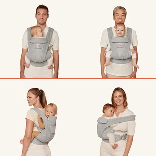 Foto 2 | Portabebés Ergobaby Omni Deluxe Malla Transpirable Beige - Venta Internacional