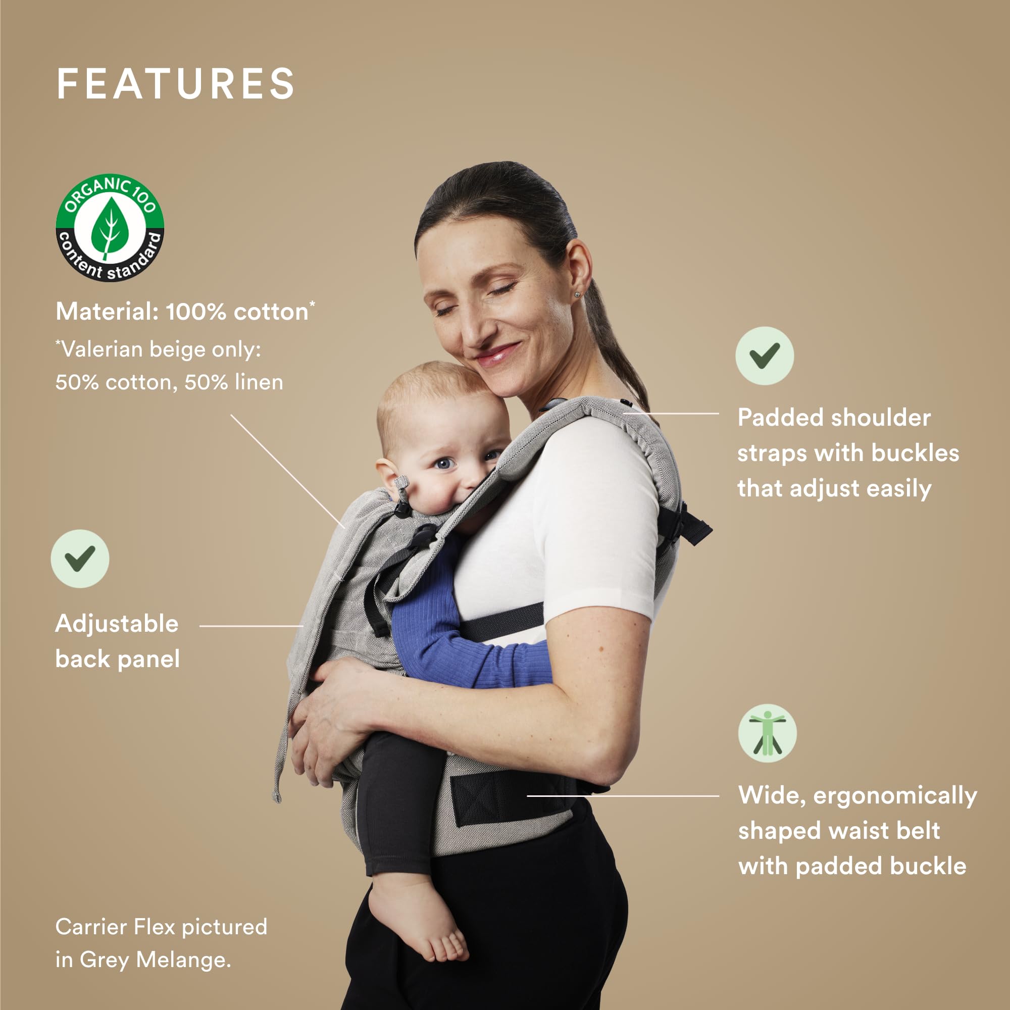Foto 3 pulgar | Portabebés Stokke Limas Carrier Flex Black Ocs 4-20 Kg Negro  - Venta Internacional