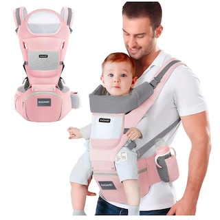 Foto 2 | Canguro Multifuncional Ecobaby Original con Asiento Rosa