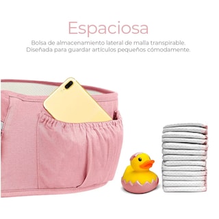 Foto 7 | Canguro Multifuncional Ecobaby Original con Asiento Rosa