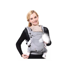 Foto 2 | Mochila Cangurera Para Bebé Ergonómica Asiento De 3-48 Meses Eo Safe Imports Esi-18209-1 Gris