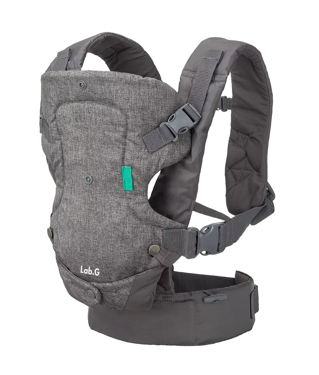 Foto 2 pulgar | Canguro para Bebé Portabebés Mochila Ergonómica 4 en 1 Gris
